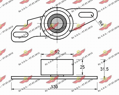 Tensioner Pulley, timing belt