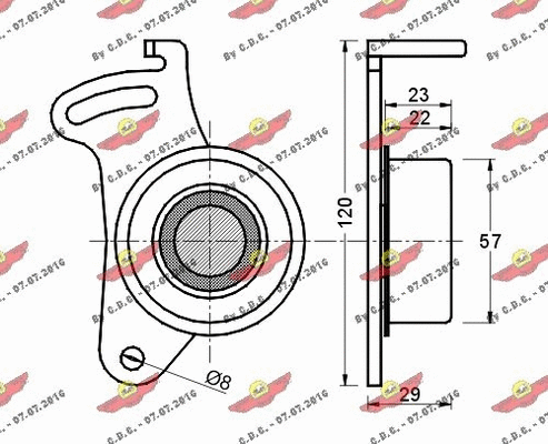 Tensioner Pulley, timing belt