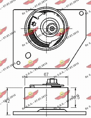 Tensioner Pulley, timing belt