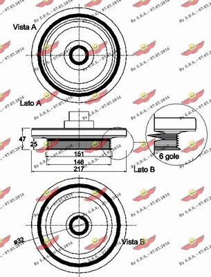 Belt Pulley, crankshaft