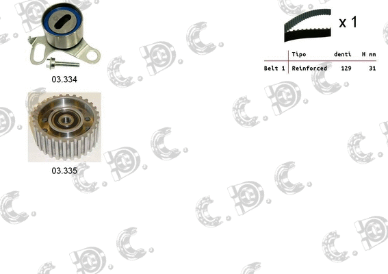 Timing Belt Kit (04.5066)