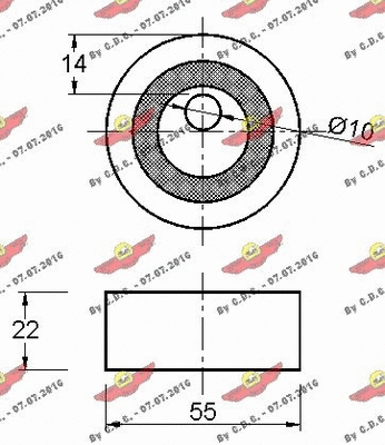 Tensioner Pulley, timing belt
