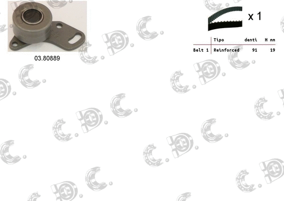 Timing Belt Kit (04.5439)