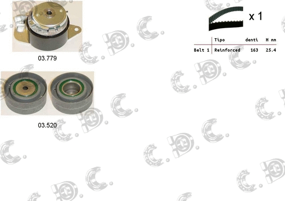 Timing Belt Kit (04.5094)
