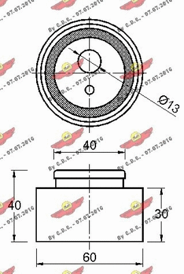 Tensioner Pulley, timing belt