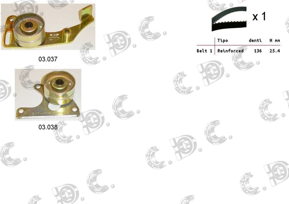 Timing Belt Kit (04.5060)
