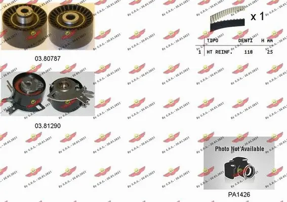 Water Pump & Timing Belt Kit (04.5264PA)