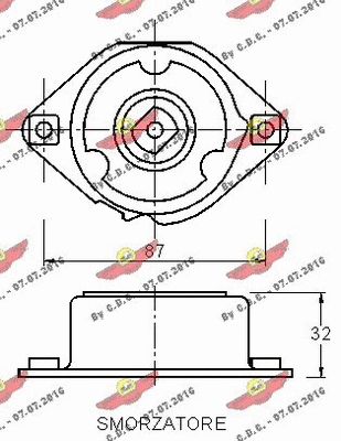 Belt Tensioner, V-ribbed belt