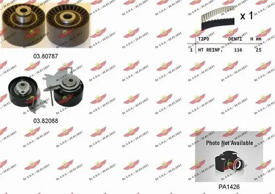 Water Pump & Timing Belt Kit (04.5406PA)