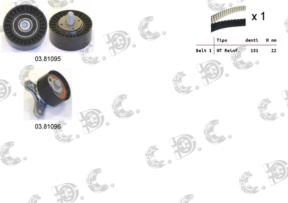 Timing Belt Kit (04.5317)