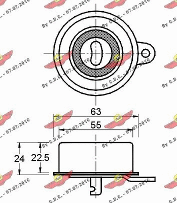 Tensioner Pulley, timing belt