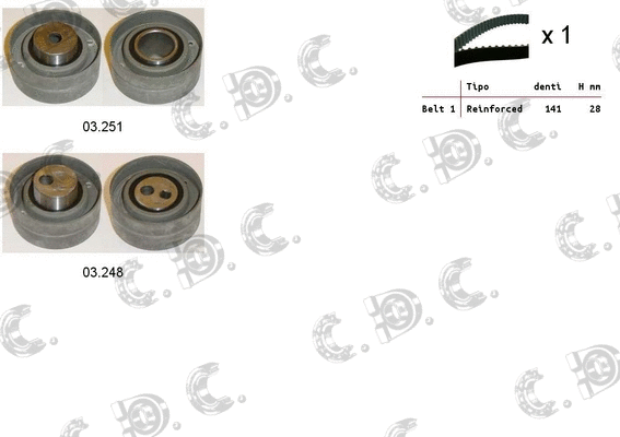 Timing Belt Kit (04.5207)