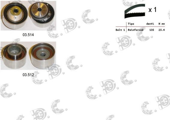 Timing Belt Kit (04.5331)