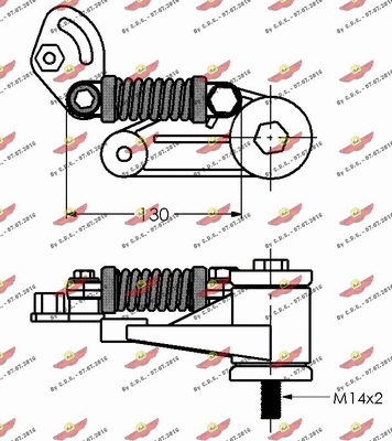 Belt Tensioner, V-ribbed belt