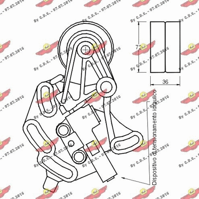 Tensioner Pulley, timing belt