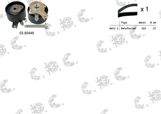 Timing Belt Kit (04.5052)