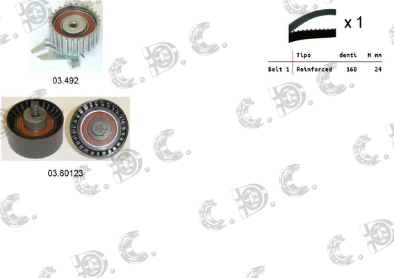 Timing Belt Kit (04.5133)