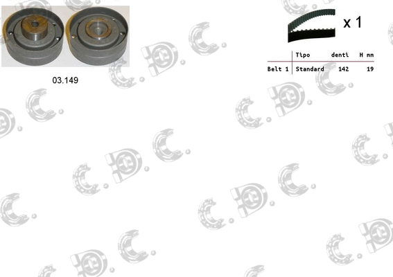 Timing Belt Kit (04.5186)