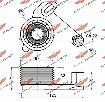 Tensioner Pulley, timing belt
