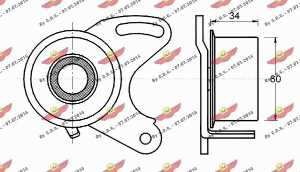 Tensioner Pulley, timing belt