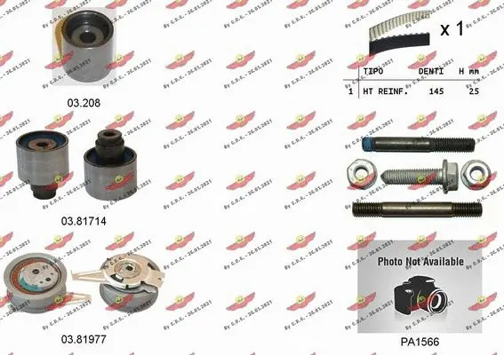 Water Pump & Timing Belt Kit (04.5355PA)