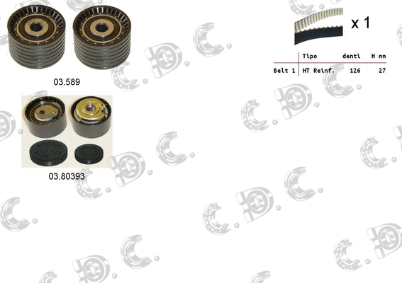 Timing Belt Kit (04.5261)