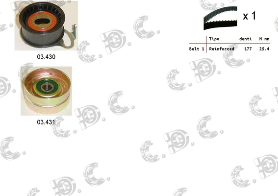 Timing Belt Kit (04.5159)