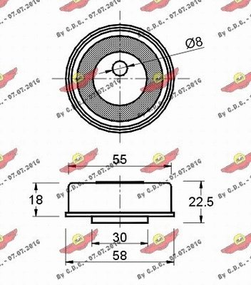 Tensioner Pulley, timing belt