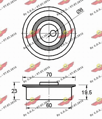 Tensioner Pulley, timing belt