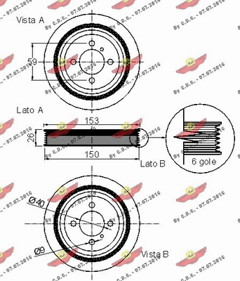 Belt Pulley, crankshaft