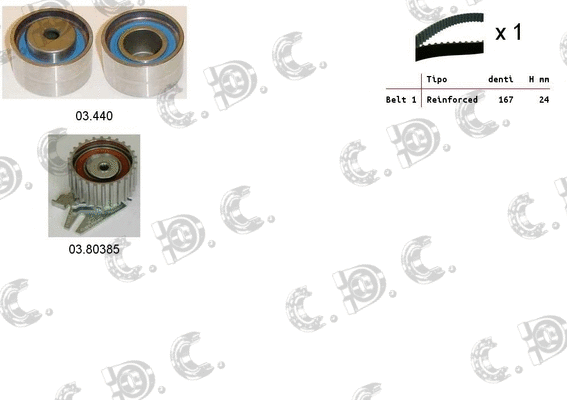 Timing Belt Kit (04.5088)