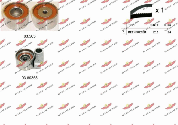 Timing Belt Kit (04.5473)