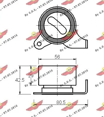 Tensioner Pulley, timing belt