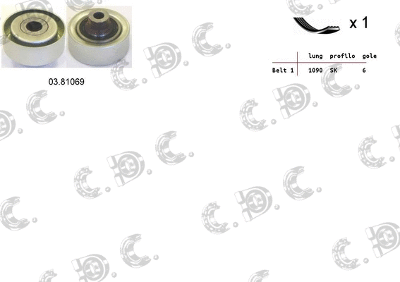 V-Ribbed Belt Set (06.0019)
