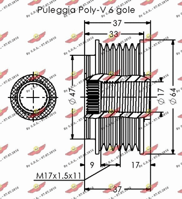 Alternator Freewheel Clutch