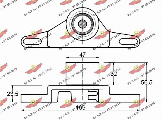 Tensioner Pulley, timing belt