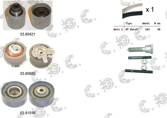 Timing Belt Kit (04.5279)