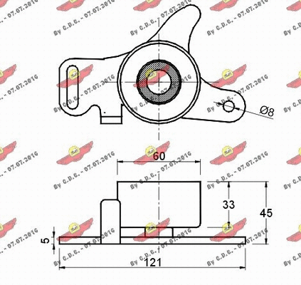 Tensioner Pulley, timing belt