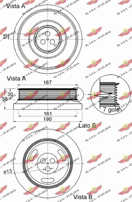 Belt Pulley, crankshaft