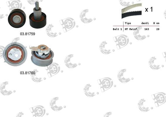 Timing Belt Kit (04.5363)