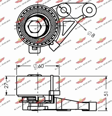 Tensioner Pulley, timing belt