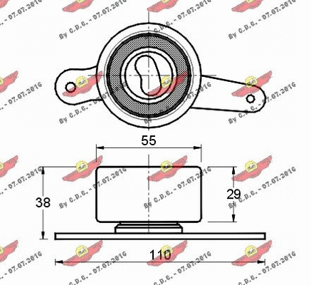 Tensioner Pulley, timing belt