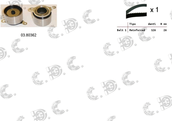 Timing Belt Kit (04.5468)
