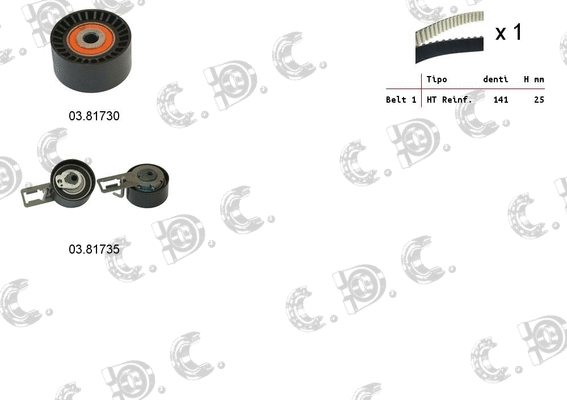 Timing Belt Kit (04.5347)