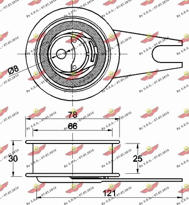 Tensioner Pulley, timing belt