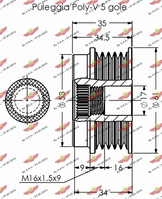 Alternator Freewheel Clutch