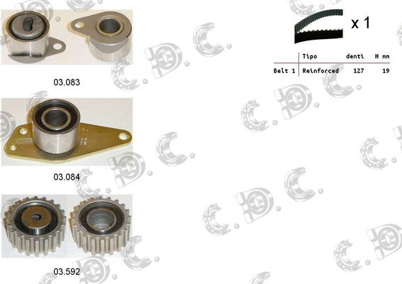 Timing Belt Kit (04.5236)