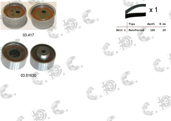 Timing Belt Kit (04.5413)