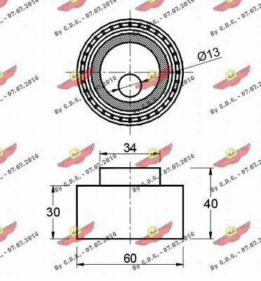 Tensioner Pulley, timing belt