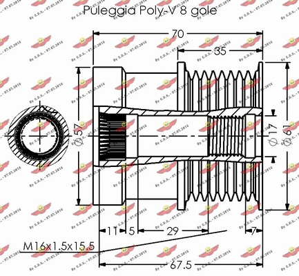Alternator Freewheel Clutch